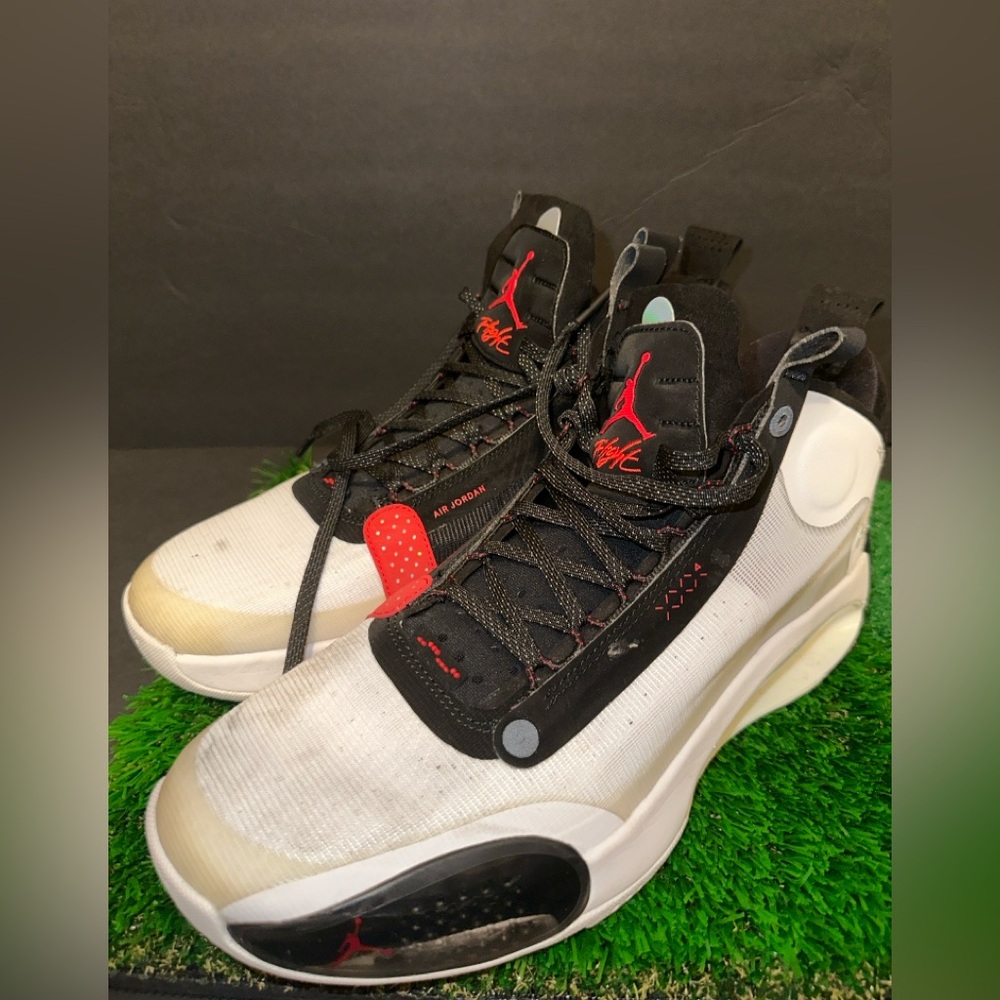 Air Jordan Black and White Sneakers